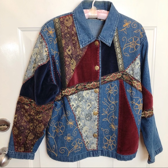 new directions Jackets & Blazers - New Direction Denim blue jacket